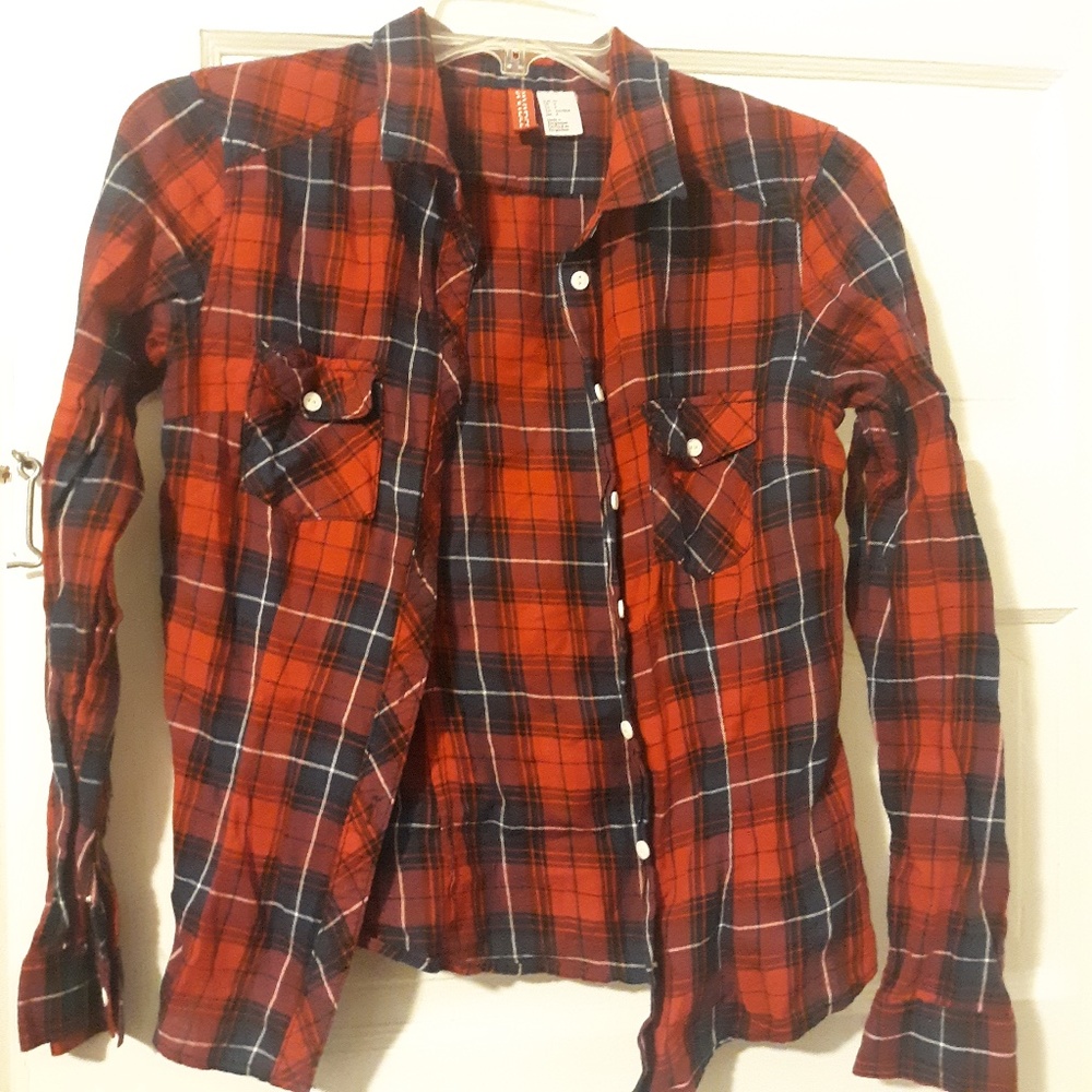 Plaid Button down shirt